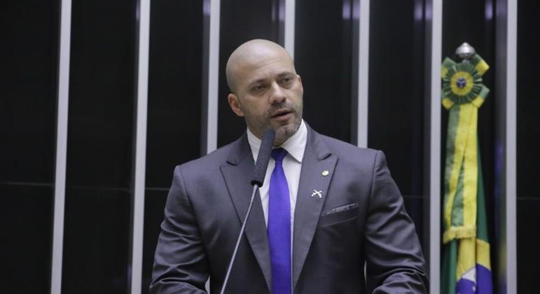 O deputado Daniel Silveira (PTB-RJ) PAULO SÉRGIO/CÂMARA DOS DEPUTADOS - 20.04.2022