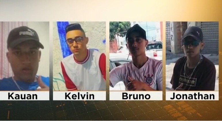 Adolescentes assassinados no tribunal do crime REPRODUÇÃO/RECORD TV